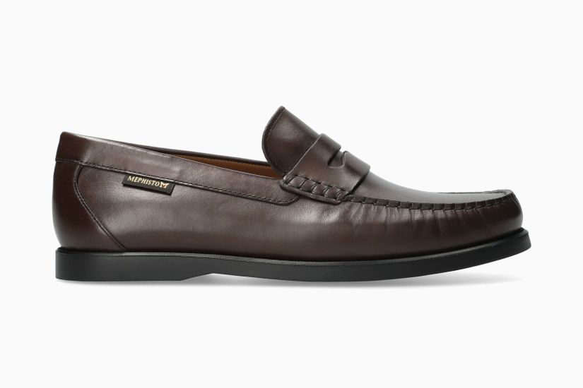 MEPHISTO NIKLAS | Men Mocassins Brown Leather Velvet