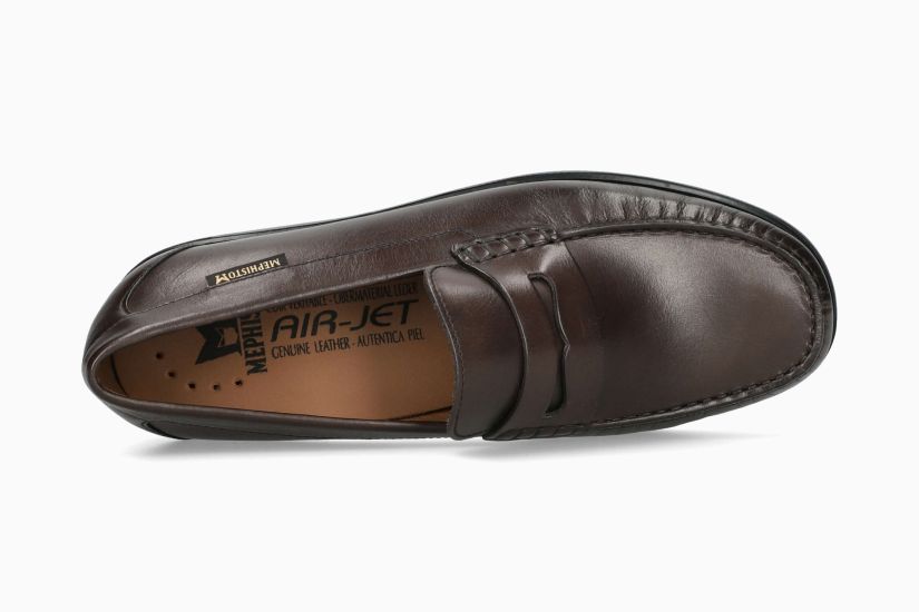 MEPHISTO NIKLAS | Men Mocassins Brown Leather Velvet