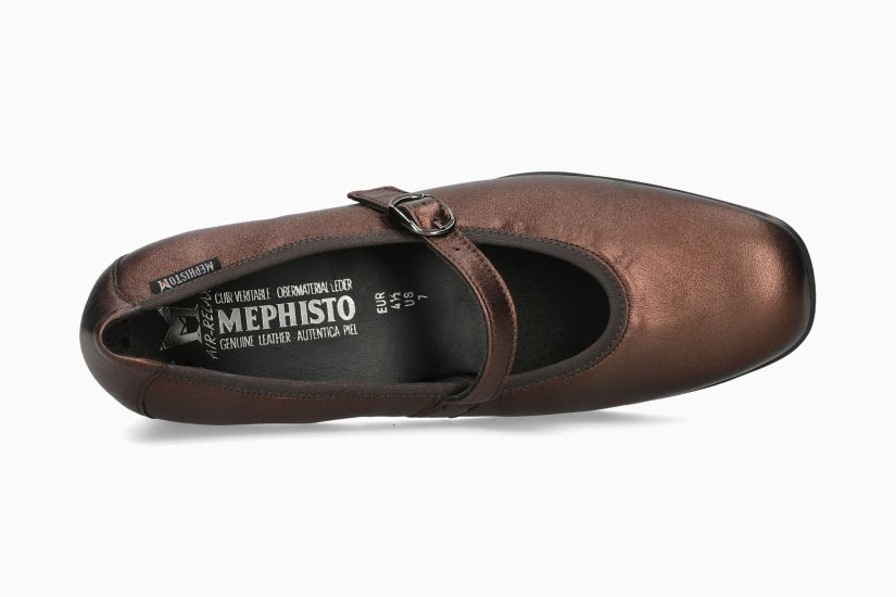 MEPHISTO JOSELINA | Mujer Bailarinas MetÁlicos Cuero Metalico