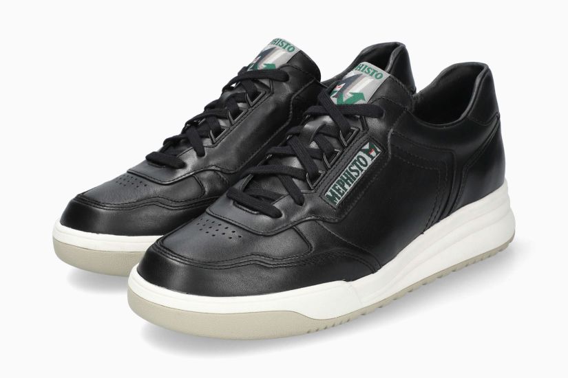 MEPHISTO NORWIN | Men Sneaker Black Leather Smooth