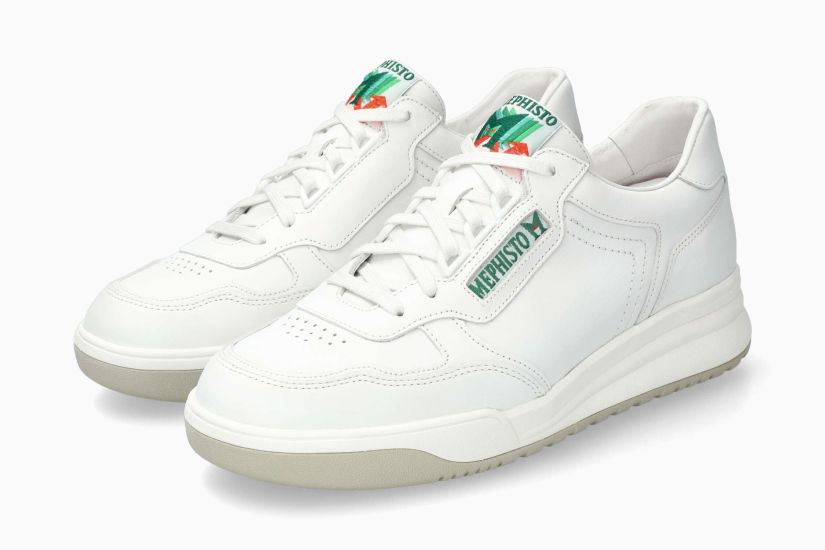 MEPHISTO NORWIN | Men Sneaker White Leather Smooth