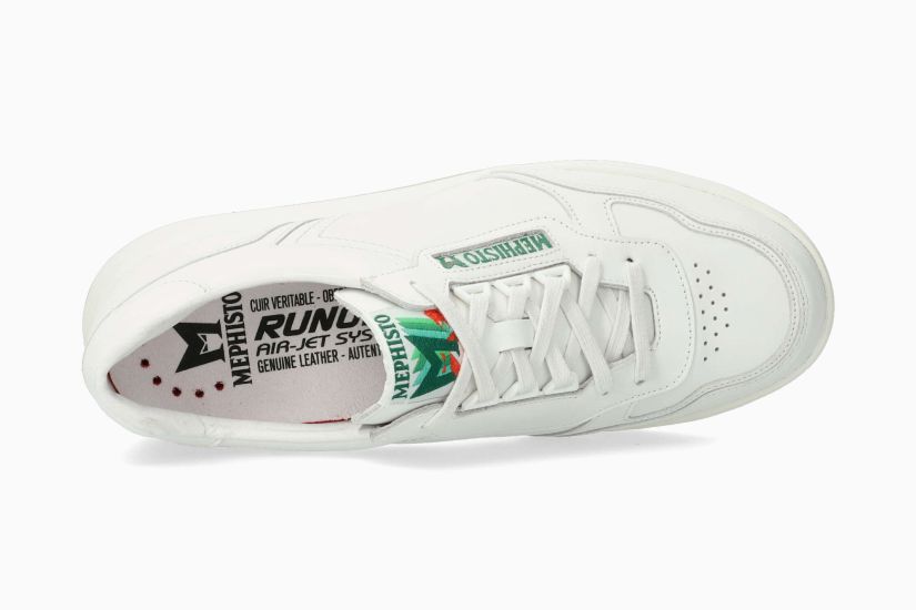 MEPHISTO NORWIN | Men Sneaker White Leather Smooth