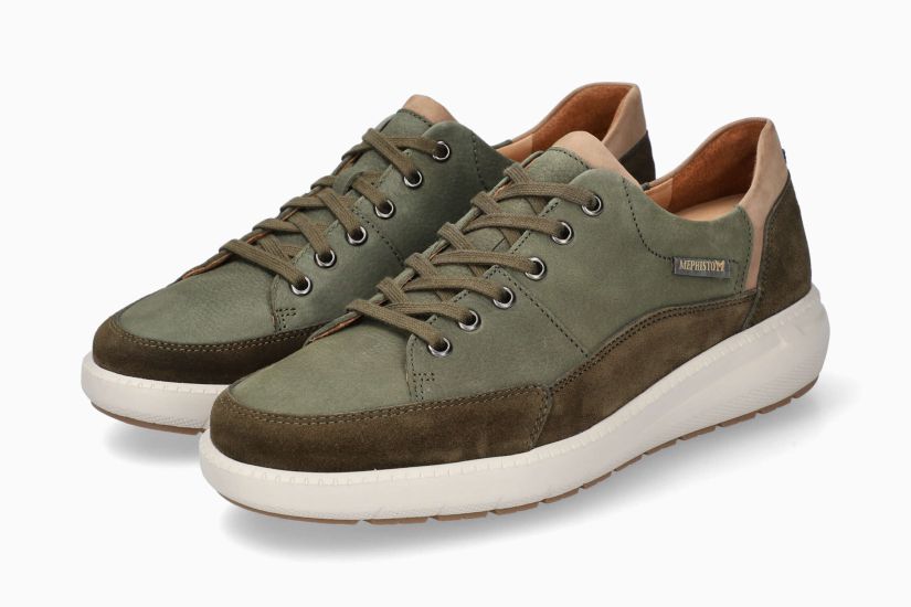 MEPHISTO JANGO | Men Shoes Green Leather Nubuck