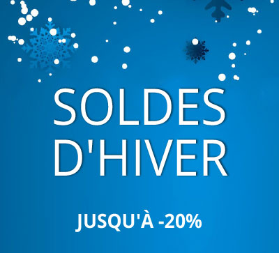 SOLDES D'HIVER | -20% SUR UNE SÉLECTION D'ARTICLES